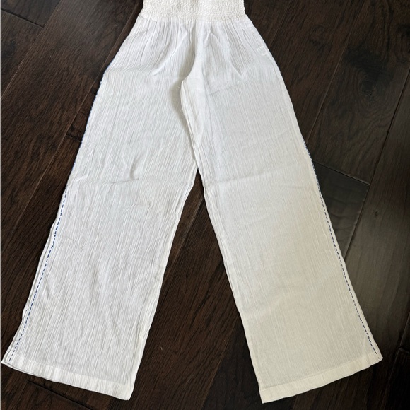 White Crochet Maxi Skirt with Side Slit - Picture 7 of 7